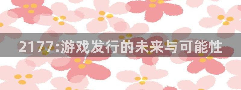亿万28子代表什么意思：2177:游戏发行的未来与可能性